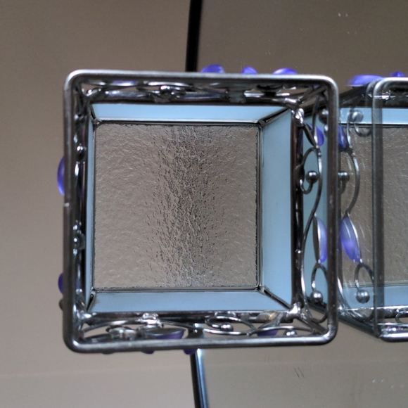 Flower scroll work candle votive holder - Picture 8 of 10